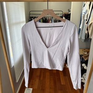 Aritzia Babaton Contour V-Neck